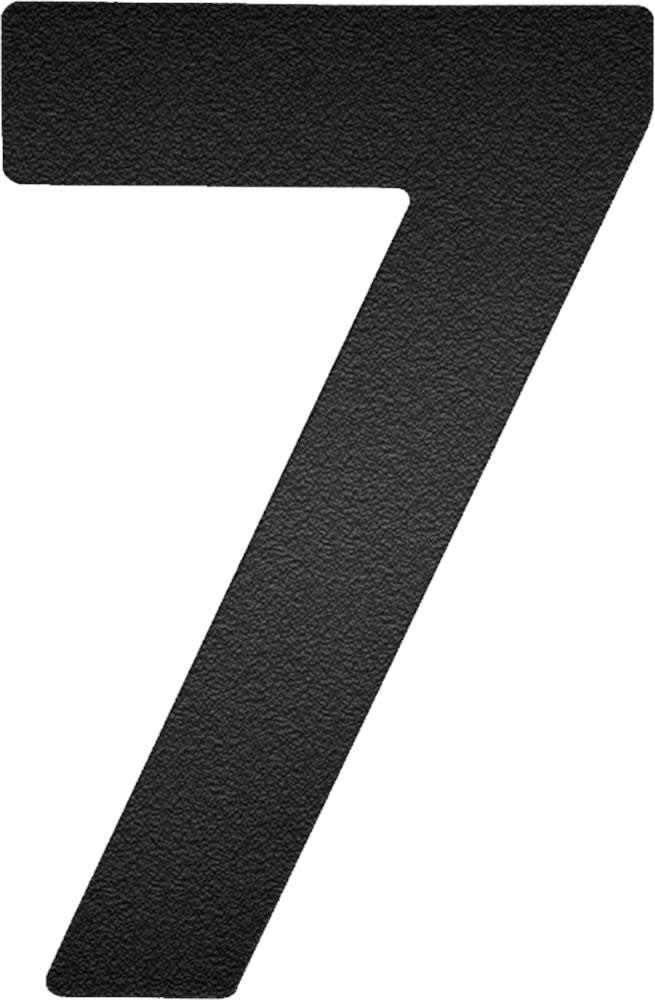 Oxloc Huisnummer 7 70x120mm RVS Zwart