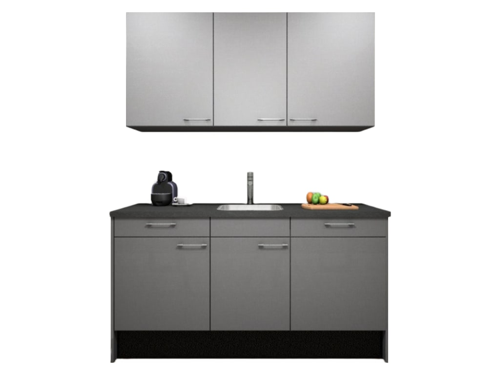 Product afbeelding voor Procasa Keuken 170cm Compleet Grey Inclusief Vaatwasser Volledig Geintegreerd