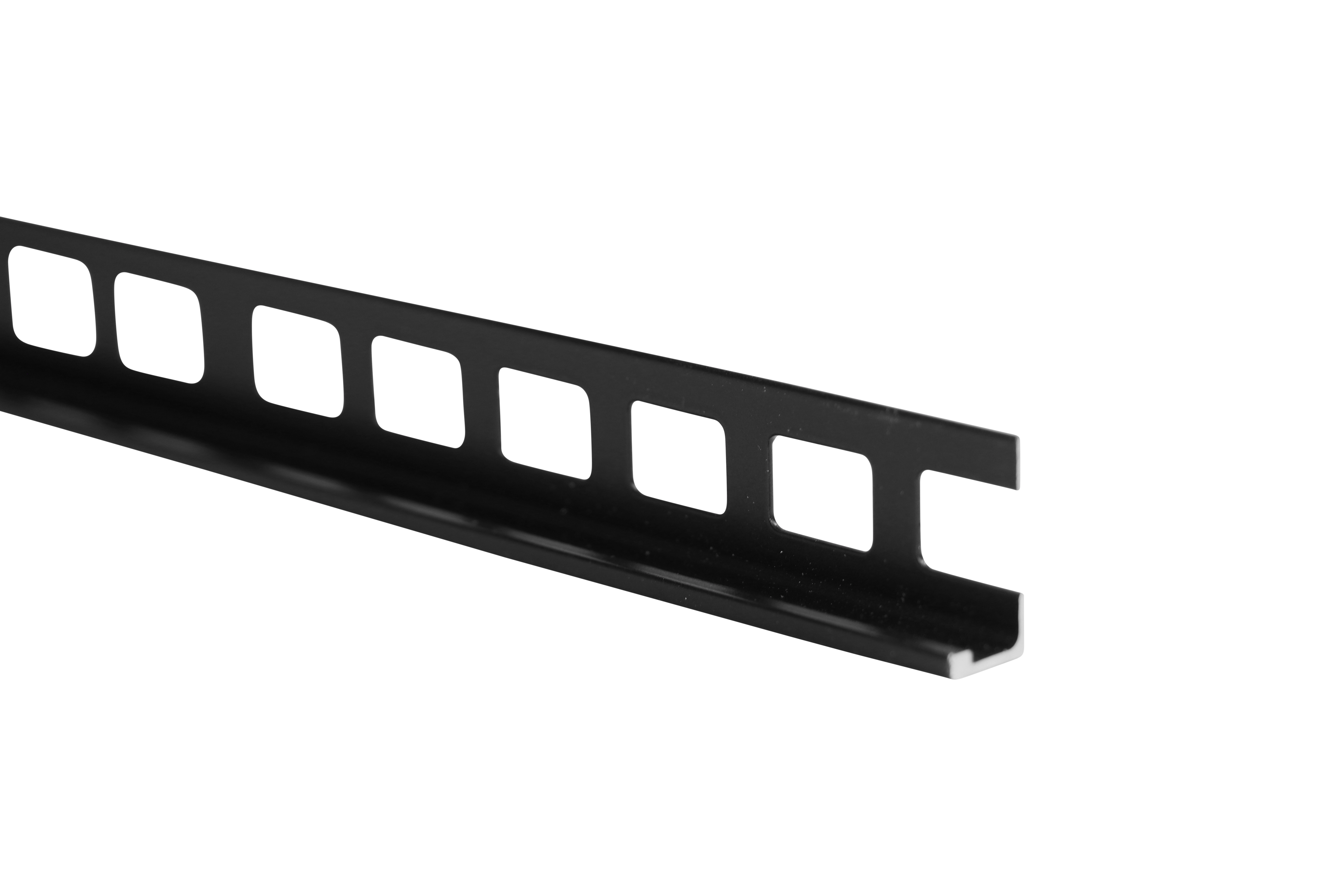 Pro-One Tegelprofiel 10mm 300cm Haaks Aluminium Mat Zwart