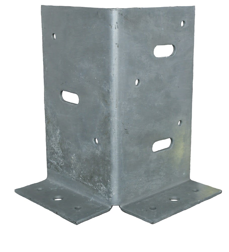 GB Paalhouder A 2mm 90x90mm Zink Magnesium 73591