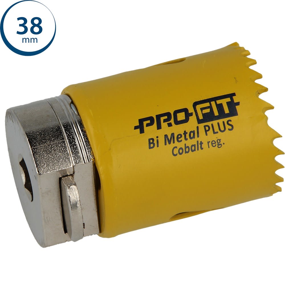 ProFit Gatzaag BiMetal PLUS 38mm Met Adapter En Euro-Hanger