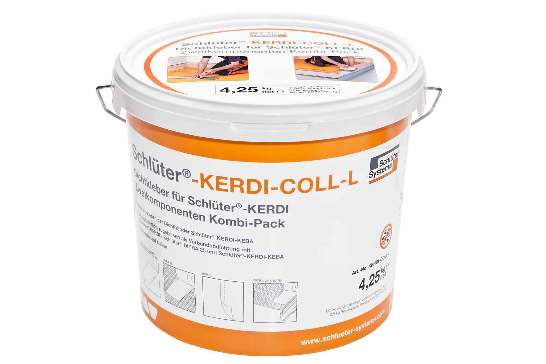 Product afbeelding voor Schlüter KERDI-COLL-L 2 Componentenlijm 1,85kg KERDI-COLL-L-185