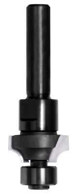 Trasco Afrondfrees Hardmetaal Radius 4mm Met Kogellager 12mm Aansluiting 8mm