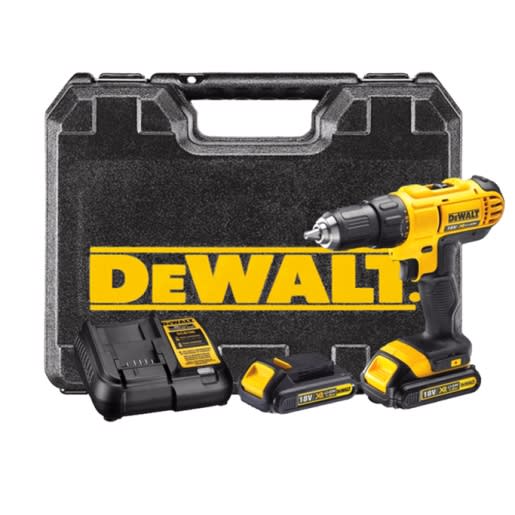 DeWALT Accu Schroefboormachine DCD771C2QW 18V XR 13mm 2x1,3Ah In Koffer