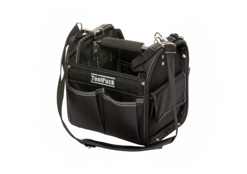 Toolpack Gereedschapstas 250x240x230mm Met Vakverdeling Zwart