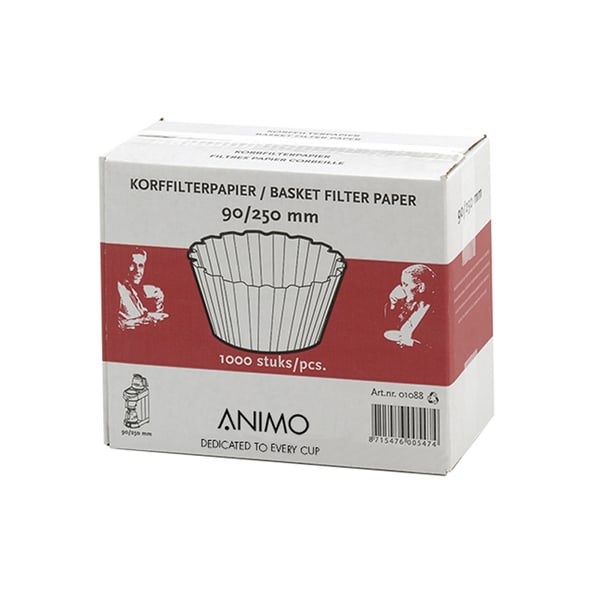 Product afbeelding voor Animo Koffiefilter Korf 90/250mm 1000st