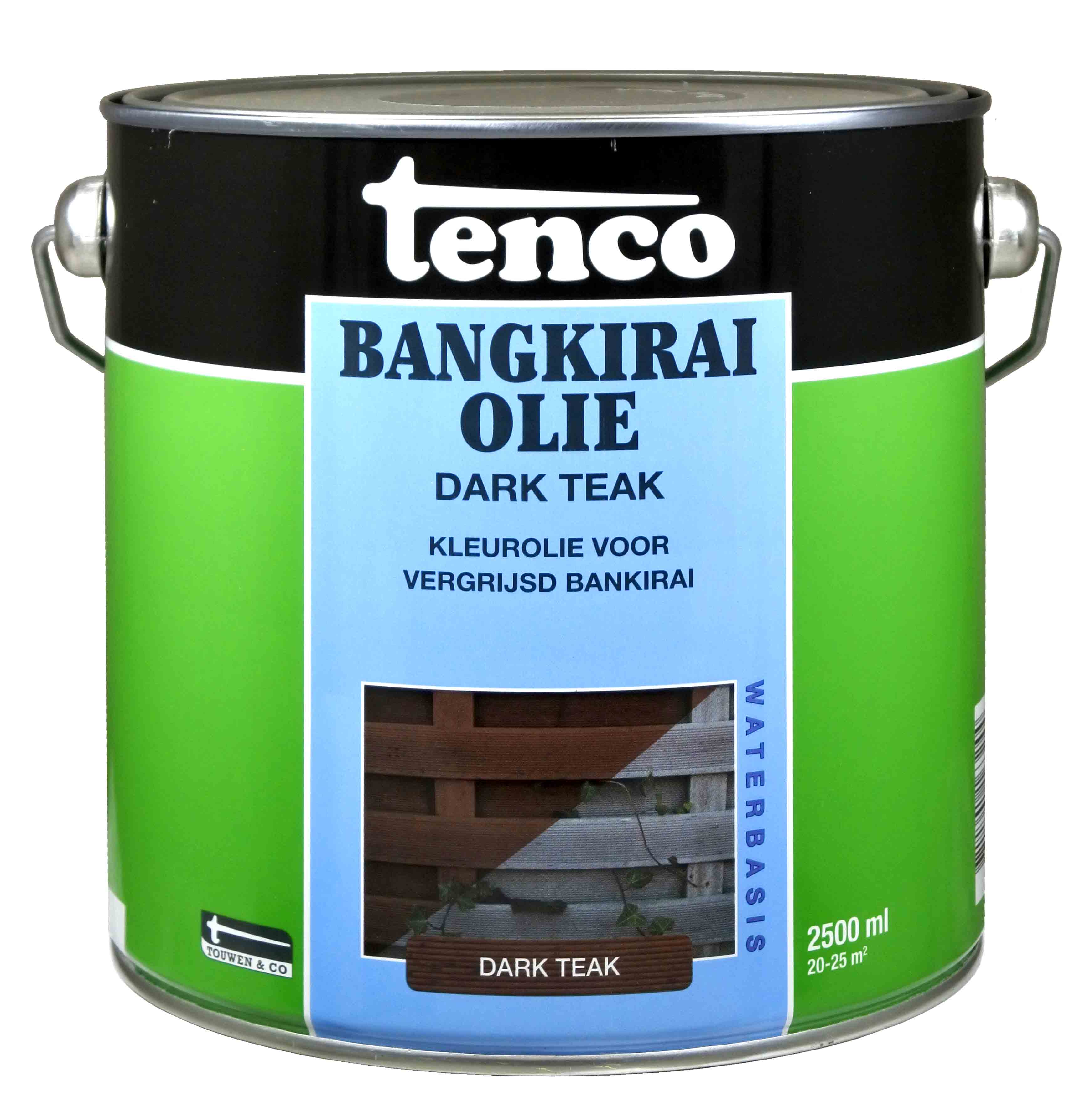 Tenco Bangkirai Olie Waterbasis 2.5L Dark Teak