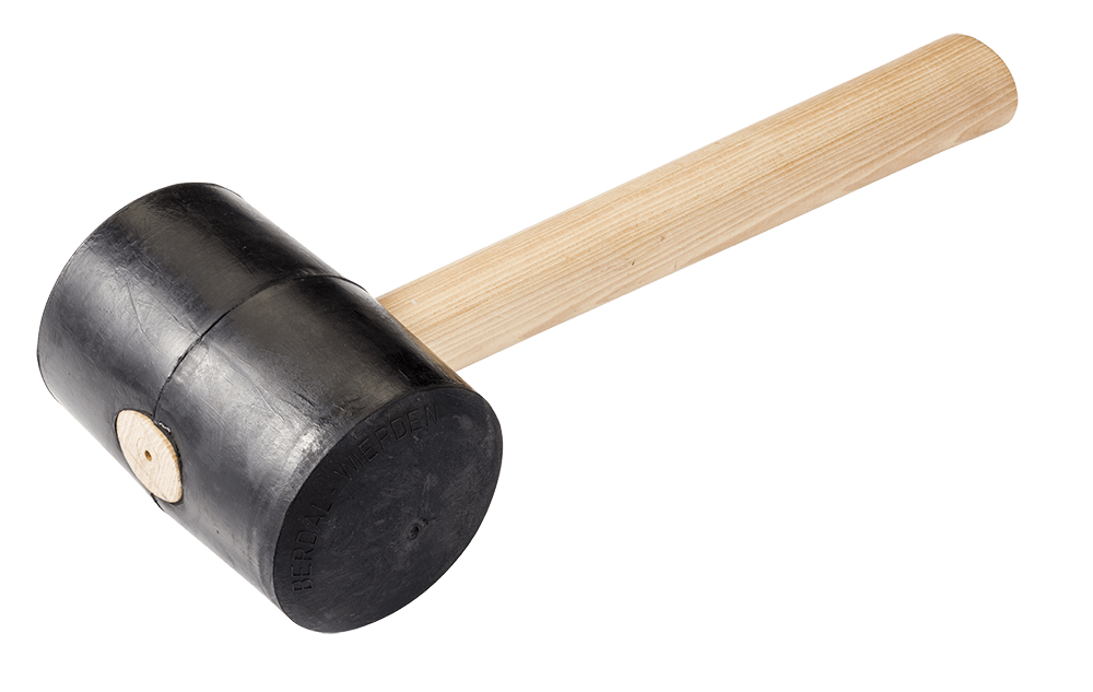 Gripline Rubberhamer Nr. 8 Hard Zwart