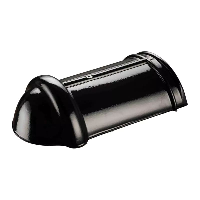 Wienerberger Halfronde Beginkepervorst Vario 225mm Zwart Verglaasd 738 Deest