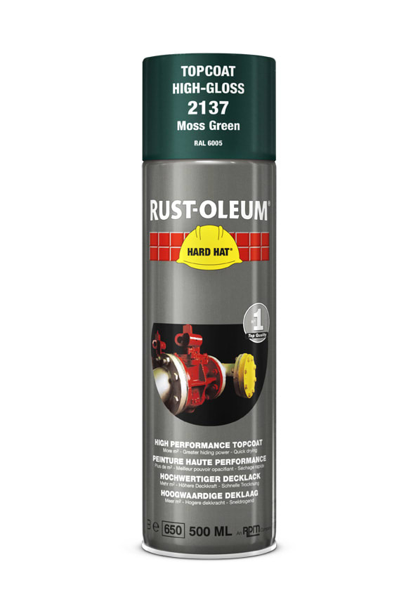 Rust-Oleum Deklaag Hard Hat 2137 500ml Mosgroen RAL6005