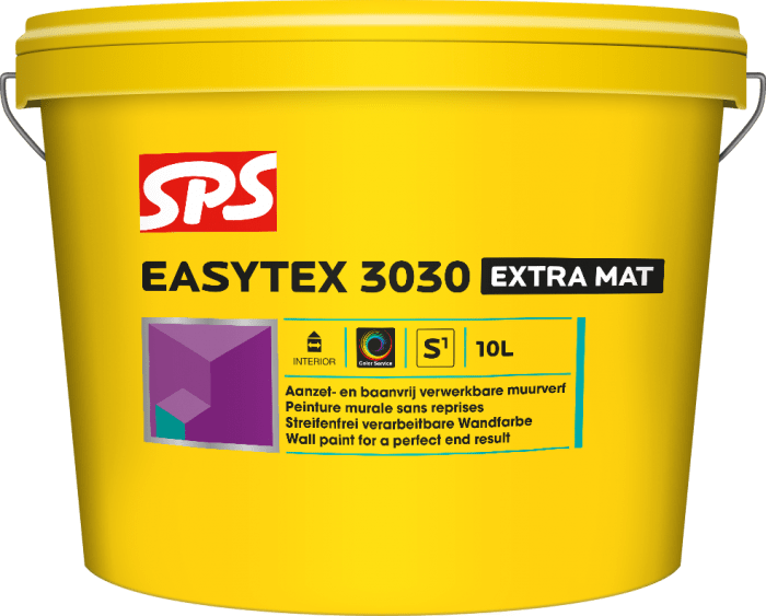 SPS Easytex 3030 Extra Mat Binnen 10L Basis Wit 