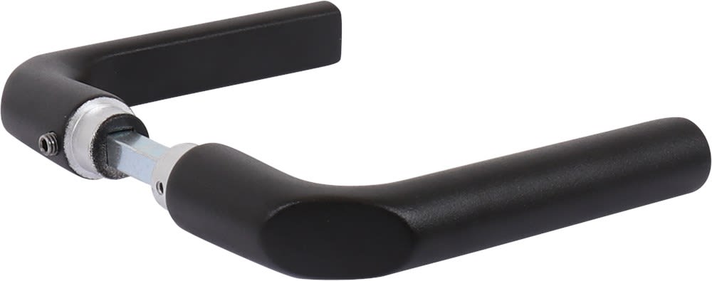 Oxloc Deurkruk Duimmodel Omkeerbaar Aluminium Zwart Paar