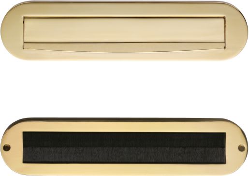 Skantrae Brievenbuspakket Ovaal Messing Inclusief Frezing