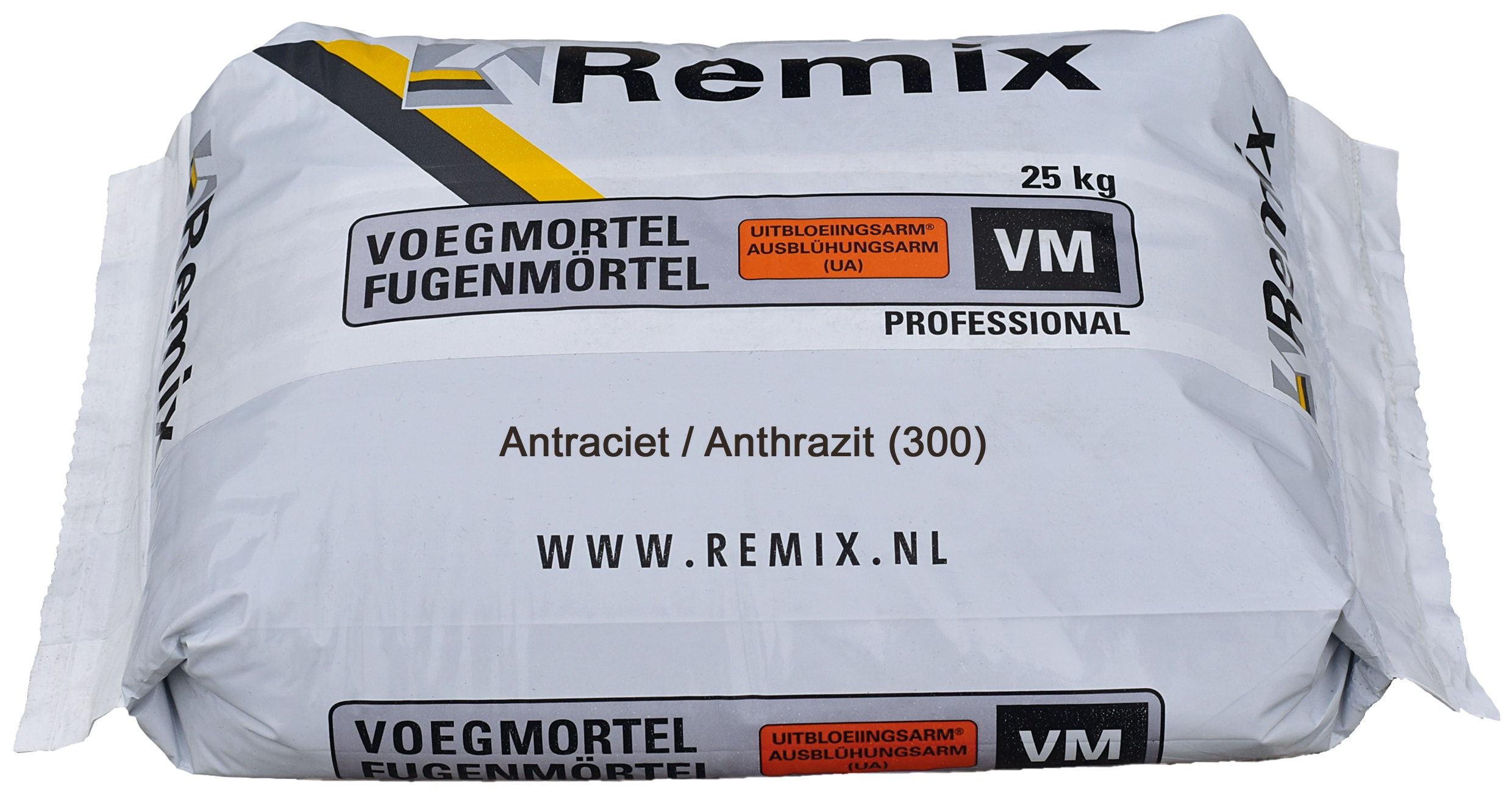 Remix Voegmortel Uitslagarm VM 25kg Antraciet 300