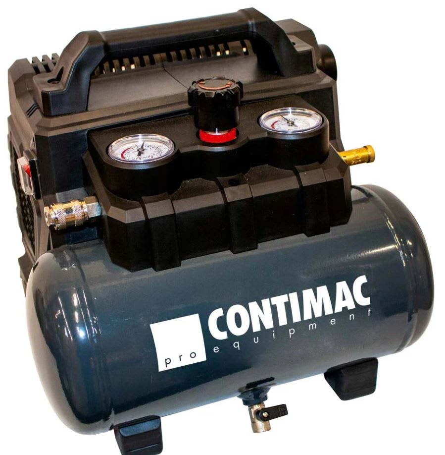 Product afbeelding voor Contimac Zuigercompressor Silent Compact 230V 8 bar 4,5 pk 6L