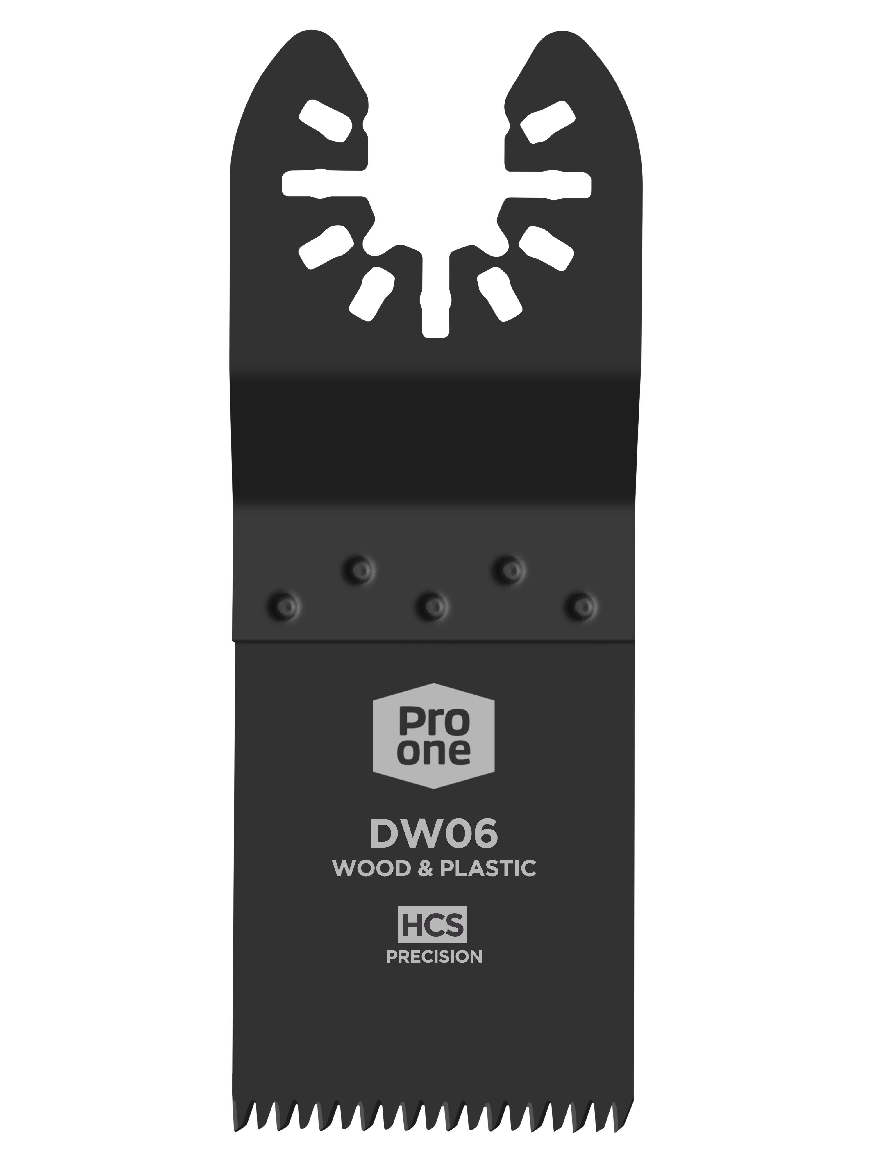 ProOne Multitoolzaagblad DW06 34x40mm HCS Precision 5st