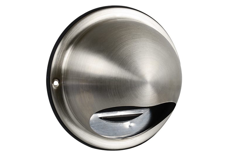 Buitenrooster Bol 125mm RVS Fijnmazig