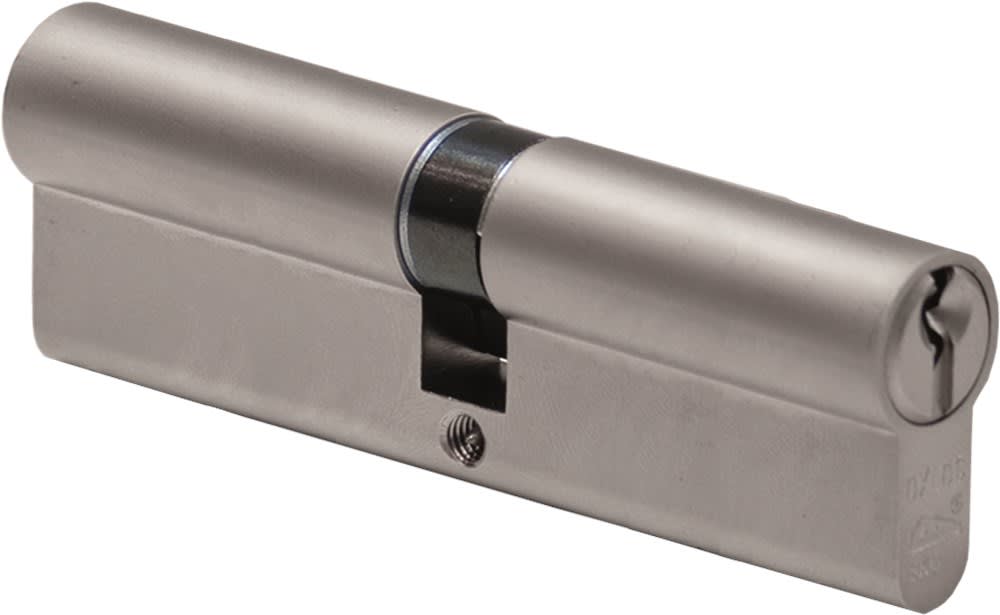 Oxloc Profielcilinder O5 Dubbel 50/50mm Staal Vernikkeld Mat SKG2