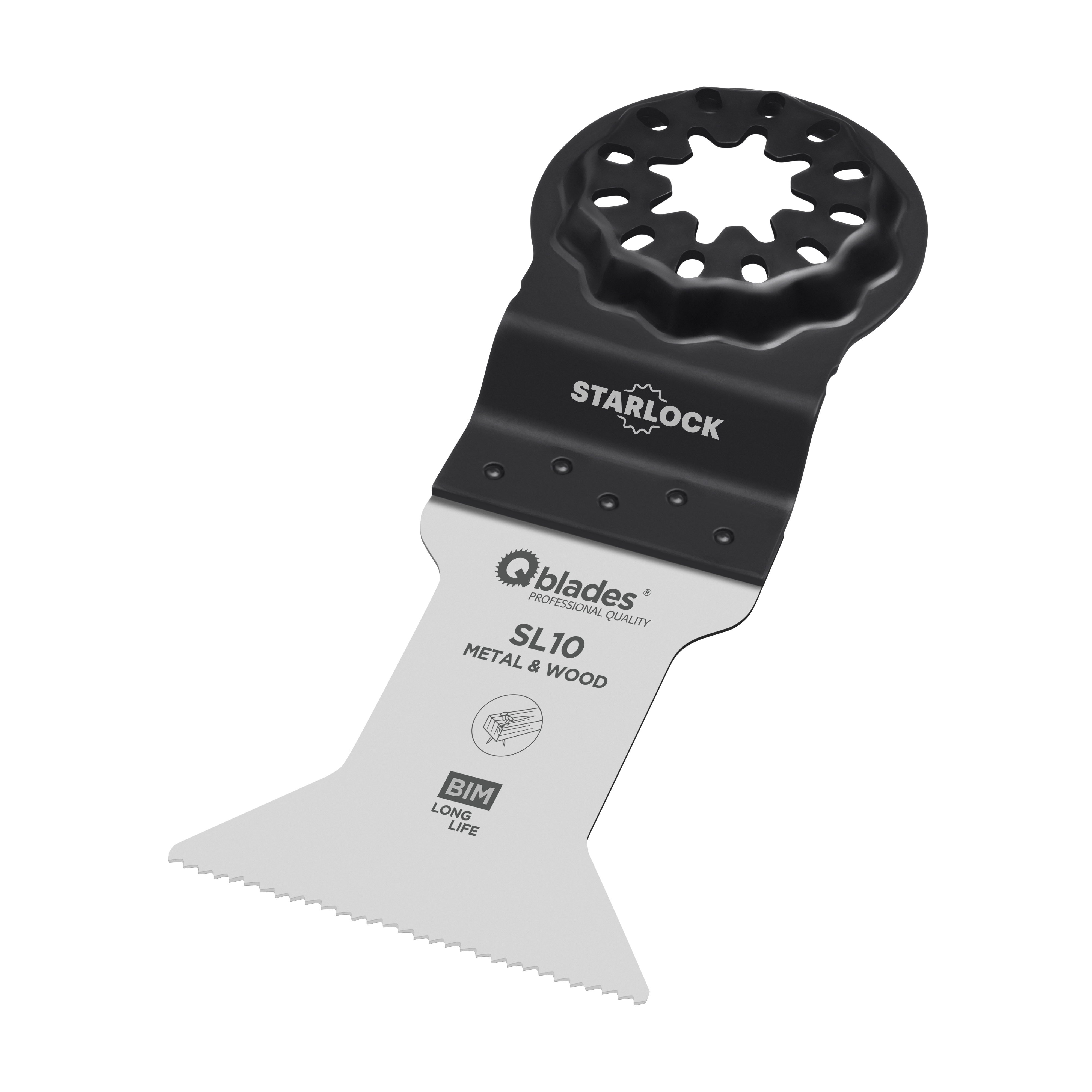 Qblades Multitoolzaagblad SL10 44x55mm Bi-Metaal 1st