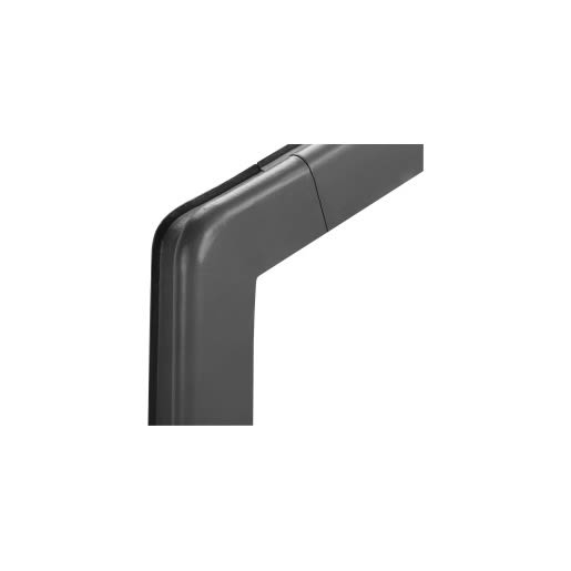 Ecolor S-Windveer Geknikt Dakhelling 45gr Rechts Zwart