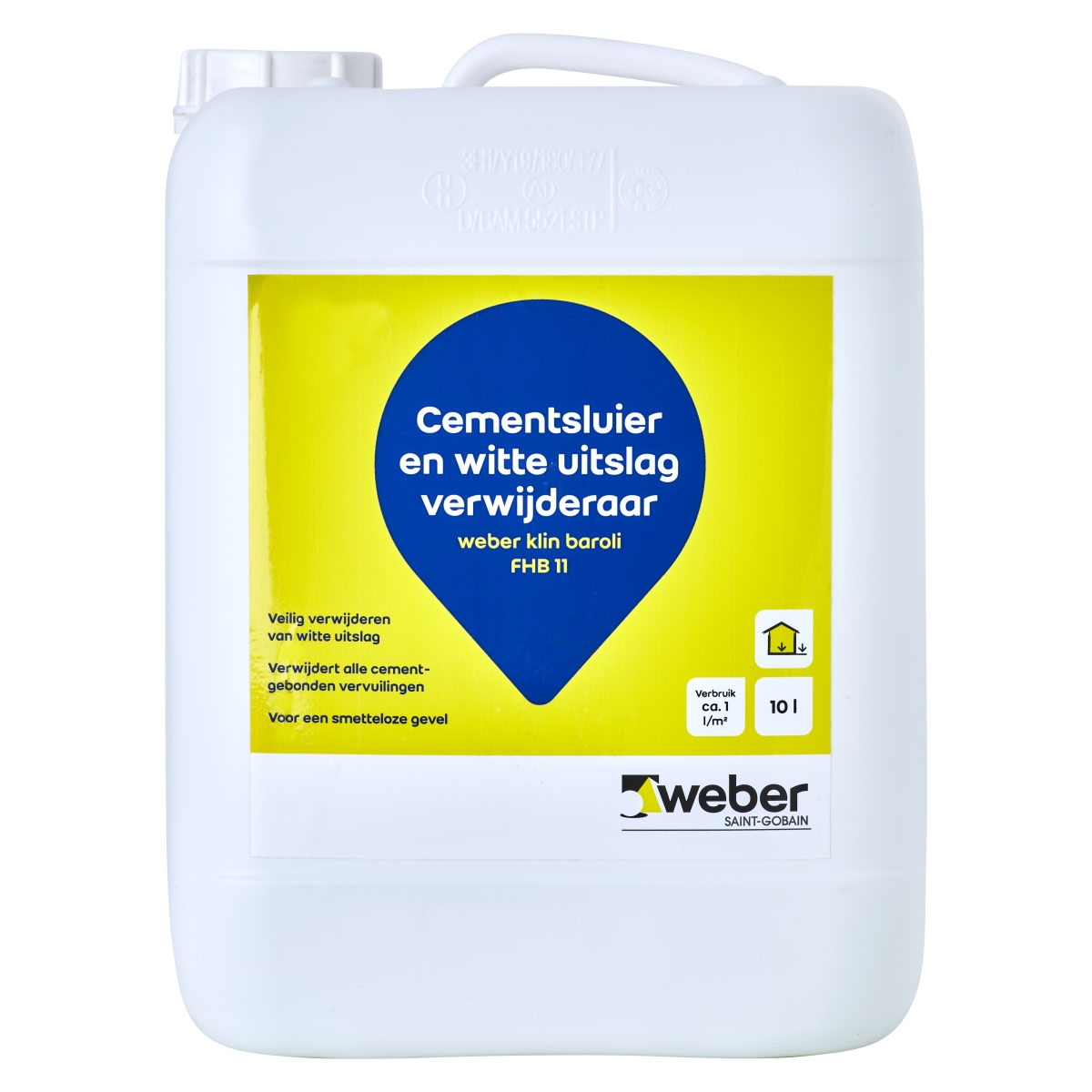 Weber Klin Baroli FHB 11 Witte Uitslag Verwijderaar 10L