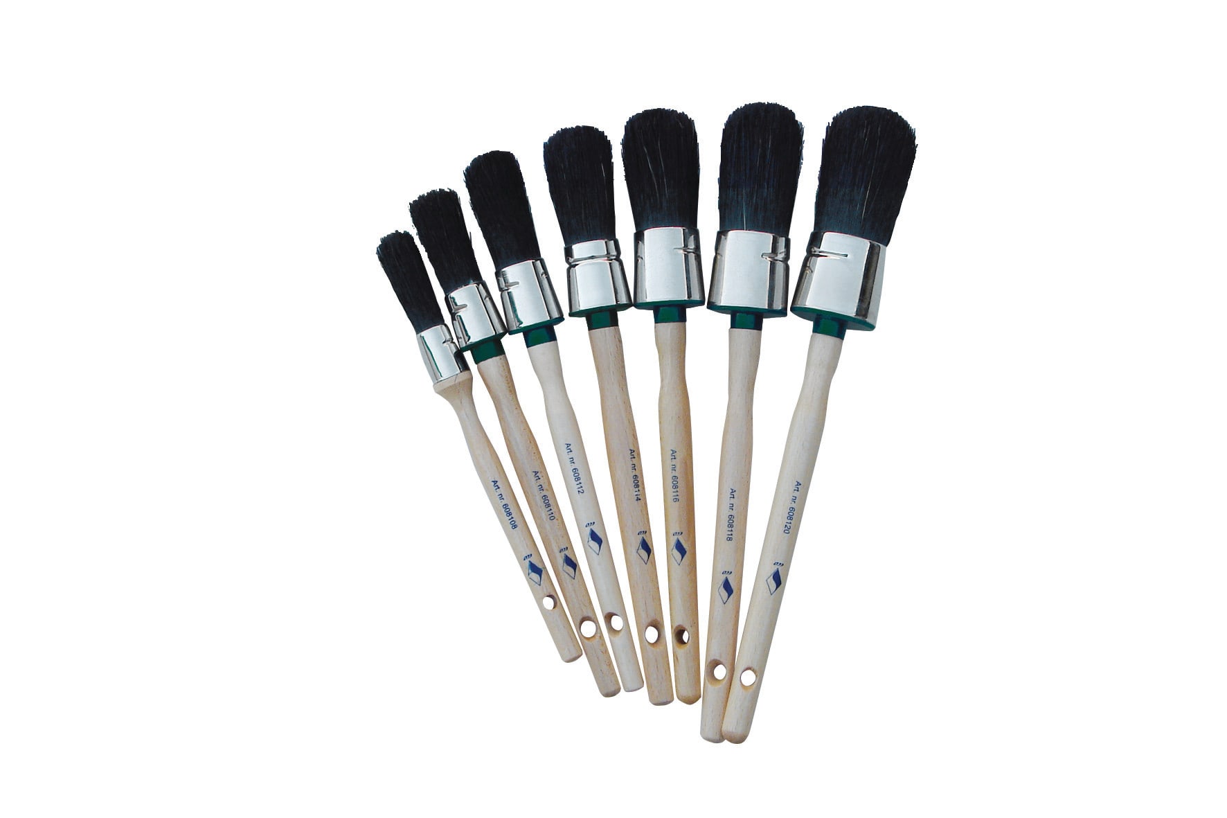 Super Prof Patentkwast Eco Maat 14 Zwart Haar