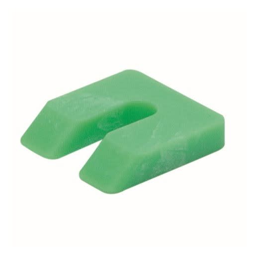 GB Uitvulplaat Met Sleuf 10mm Kunststof Groen 80st 34610