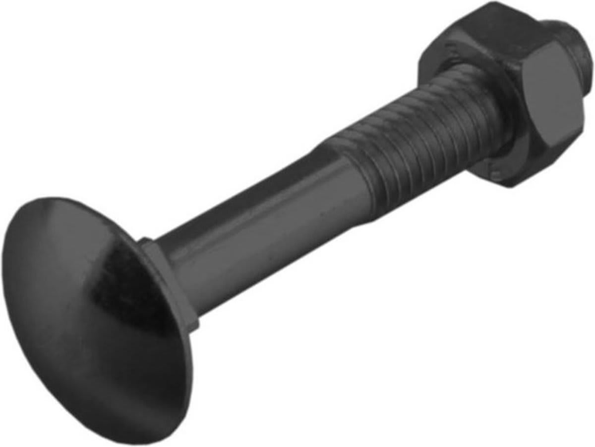 Slotbout M8x60mm Verzinkt Zwart 25st