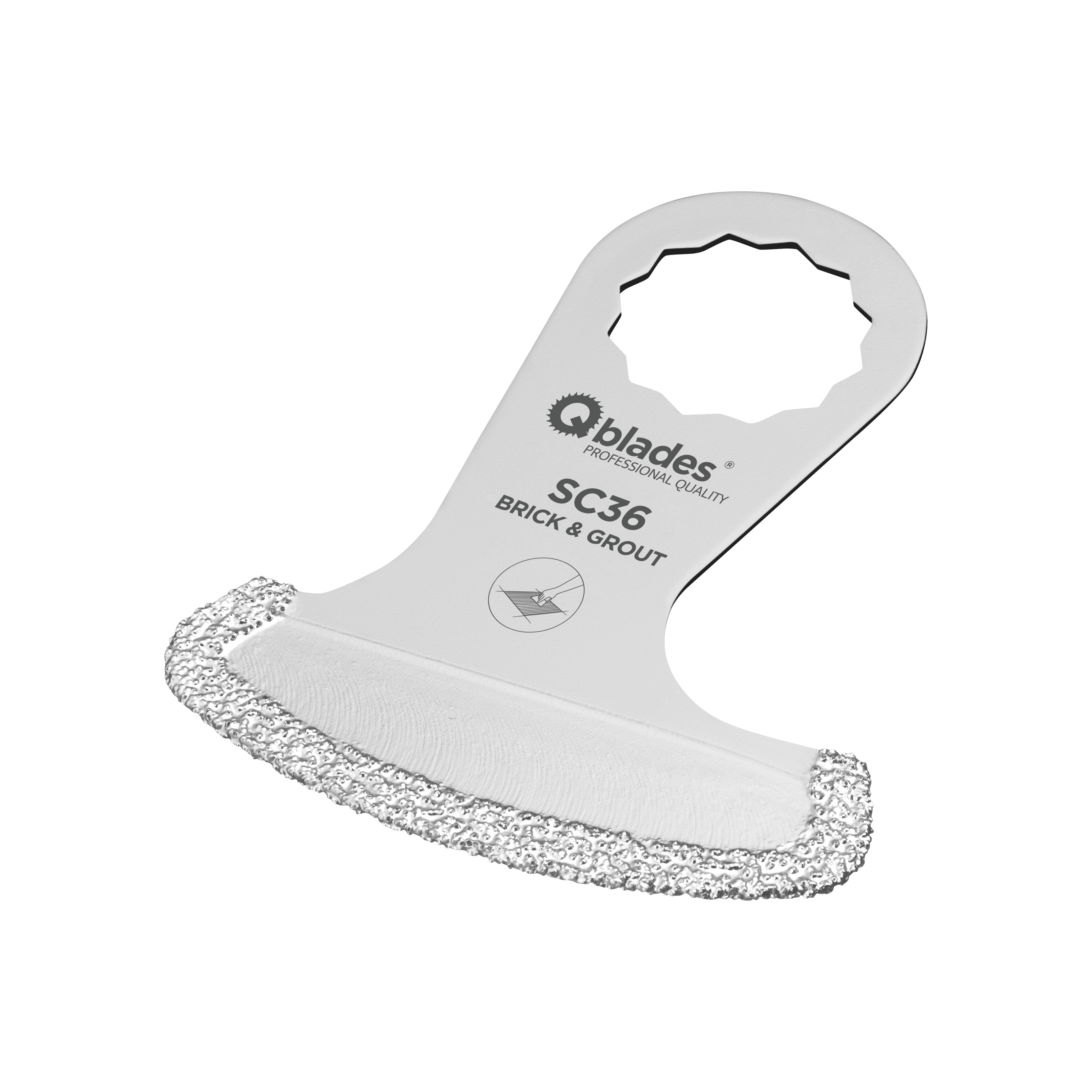 Product afbeelding voor Qblades Diamant Sikkel SC36 58x1.4mm 1st