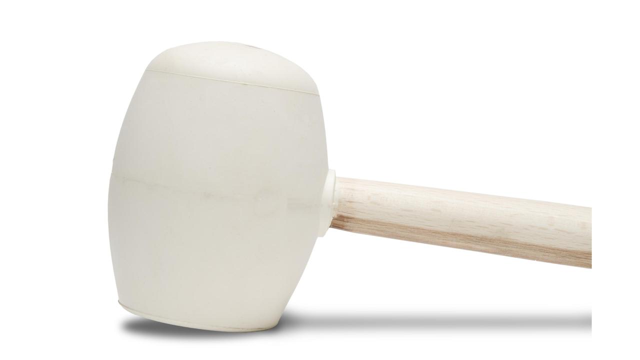 Rubi Rubberhamer 500gr Rond Wit