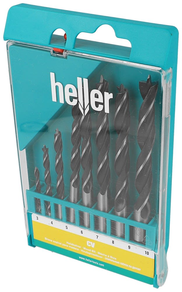 Heller Houtspiraalboor CV 333 8-delig