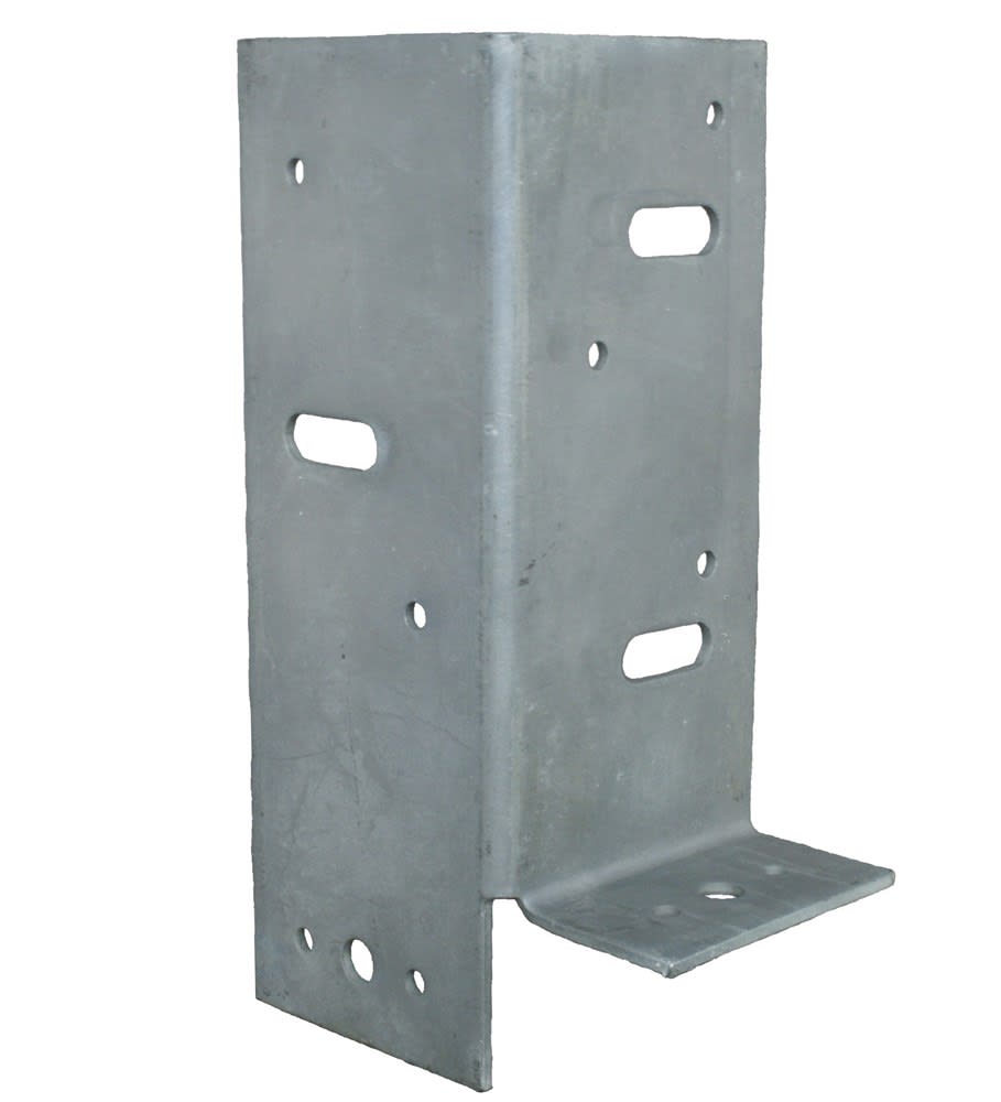 GB Paalhouder B 2mm 70x70mm Zink Magnesium 73573