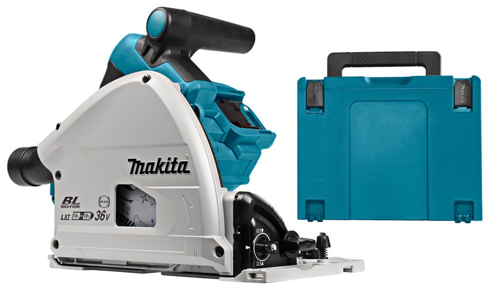 Makita Accu Invalcirkelzaag DSP600ZJ 165mm 2x18V