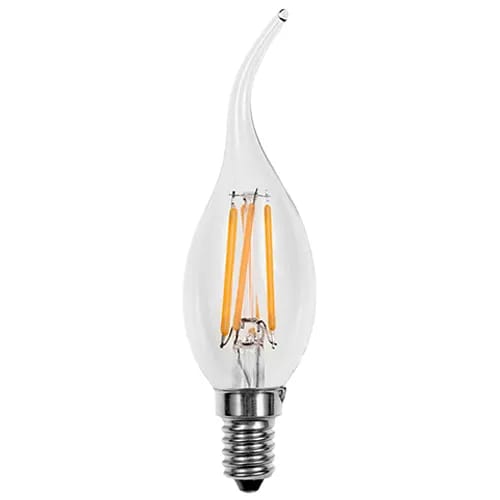 Glow LED Filament Tipkaars 4-40W 470 Lumen E14 2700K CA45 ND Extra Warm Wit