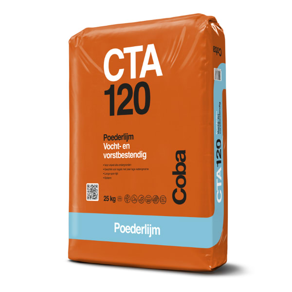 Coba CTA120 Poederlijm Vocht- En Vorstbestendig 25kg Grijs