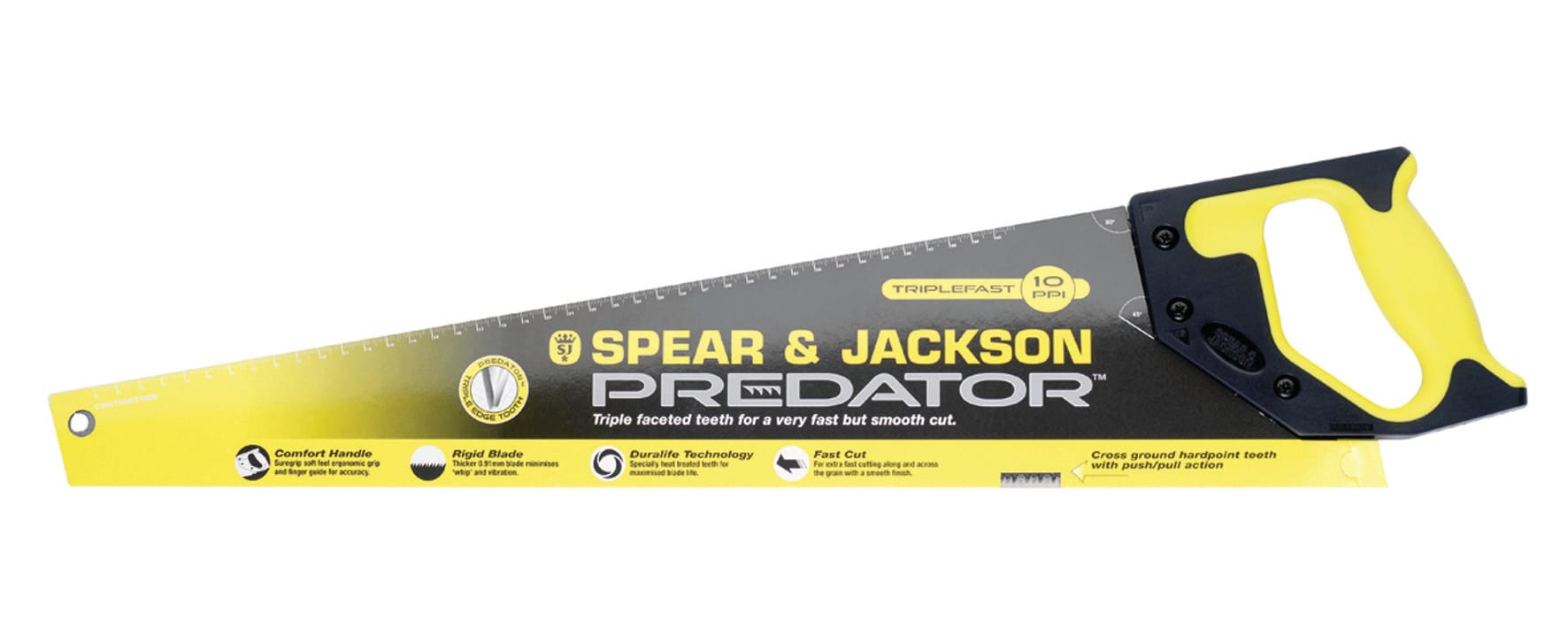 Spear & Jackson Handzaag Predator Hardpoint 560mm Universeel 3-zijdig Geslepen