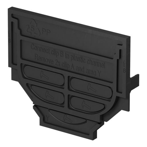 ACO Euroline Hexaline Eindplaat Kunststof
