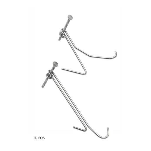 Product afbeelding voor Nedsale Panhaak 453/216 RVS Double S 200st