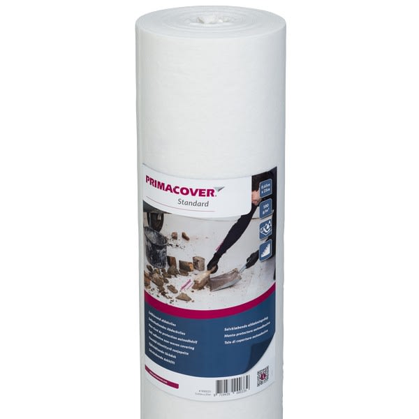 PrimaCover Afdekvlies Standard 1x50m Wit Zelfklevend