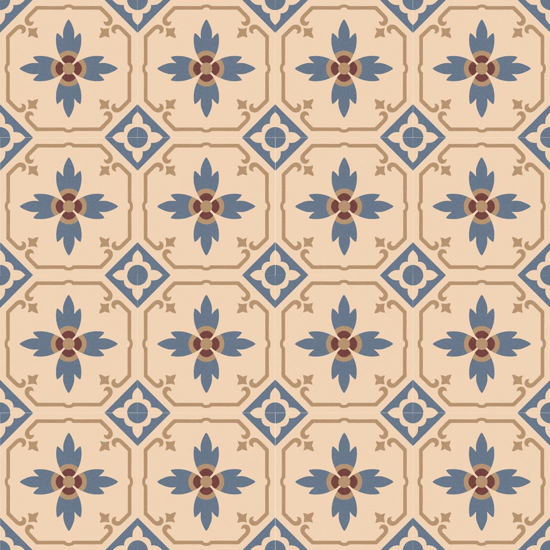 Product afbeelding voor Decortegel Bel Histoire Paula 15x15cm 8mm Mat Gerectificeerd R10