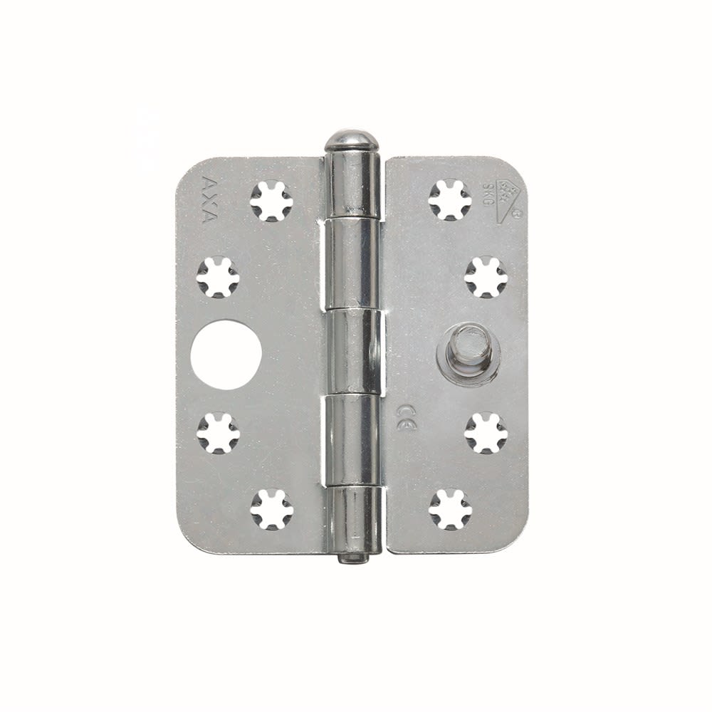 Product afbeelding voor AXA Veiligheidsscharnier Easyfix Smart Zonder Lager 89x80mm Ronde Hoeken SKG3