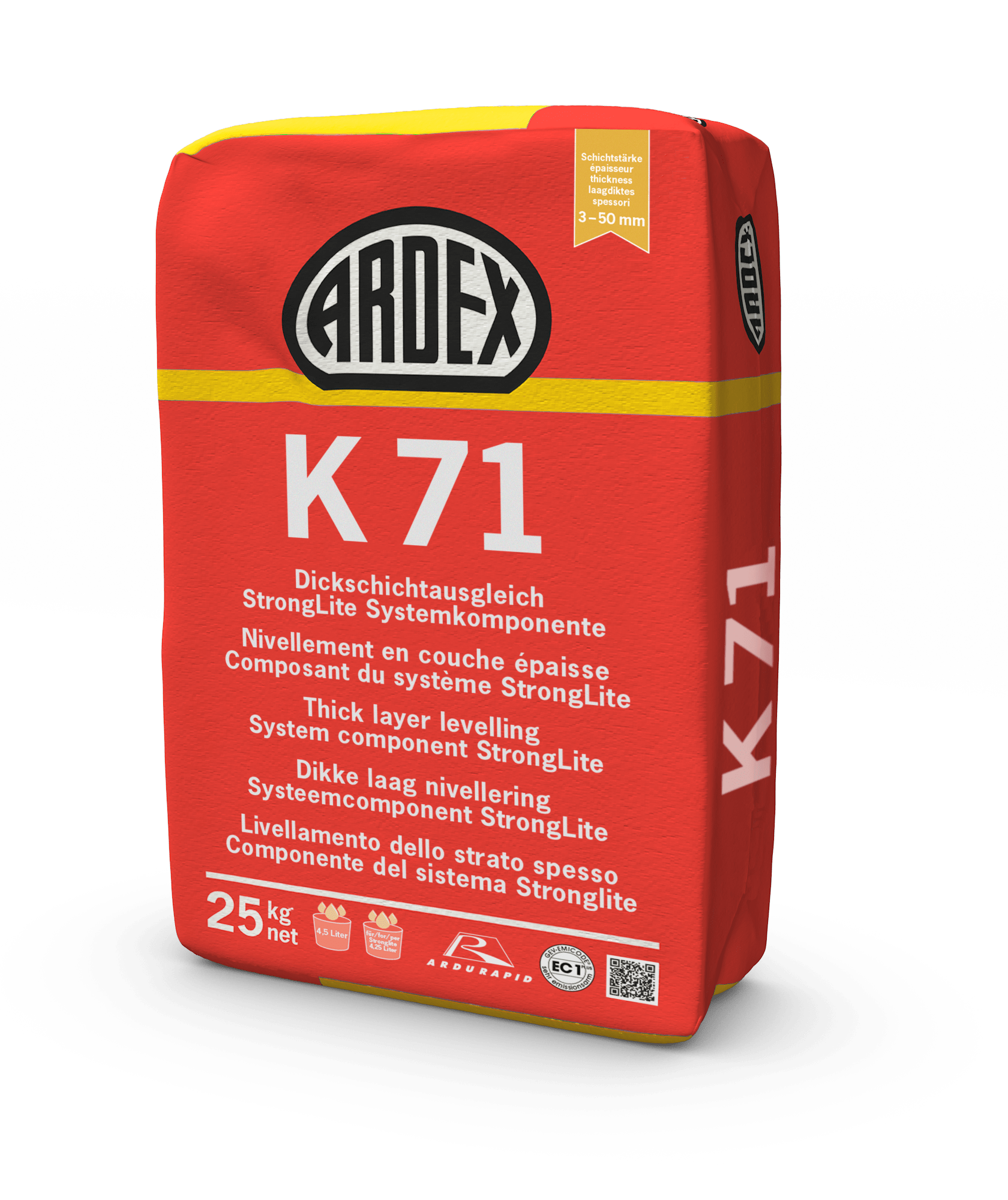 Product afbeelding voor Ardex K71 Vloeregalisatie 25kg