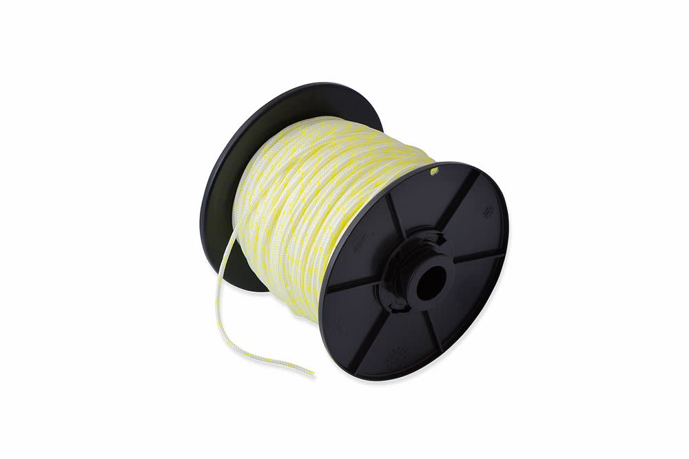 DX Starterkoord 3mm Polyamide Gevlochten Wit/Geel