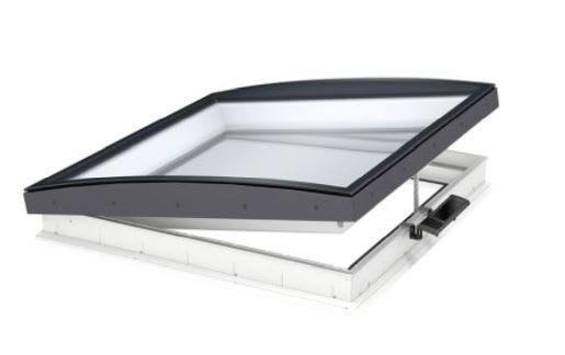 VELUX Koepelopstand CVU 100100 0320QA 100x100cm Ventilerend Elektrisch Zonne-Energie 2-Laags Beglazing Inbraakwerend