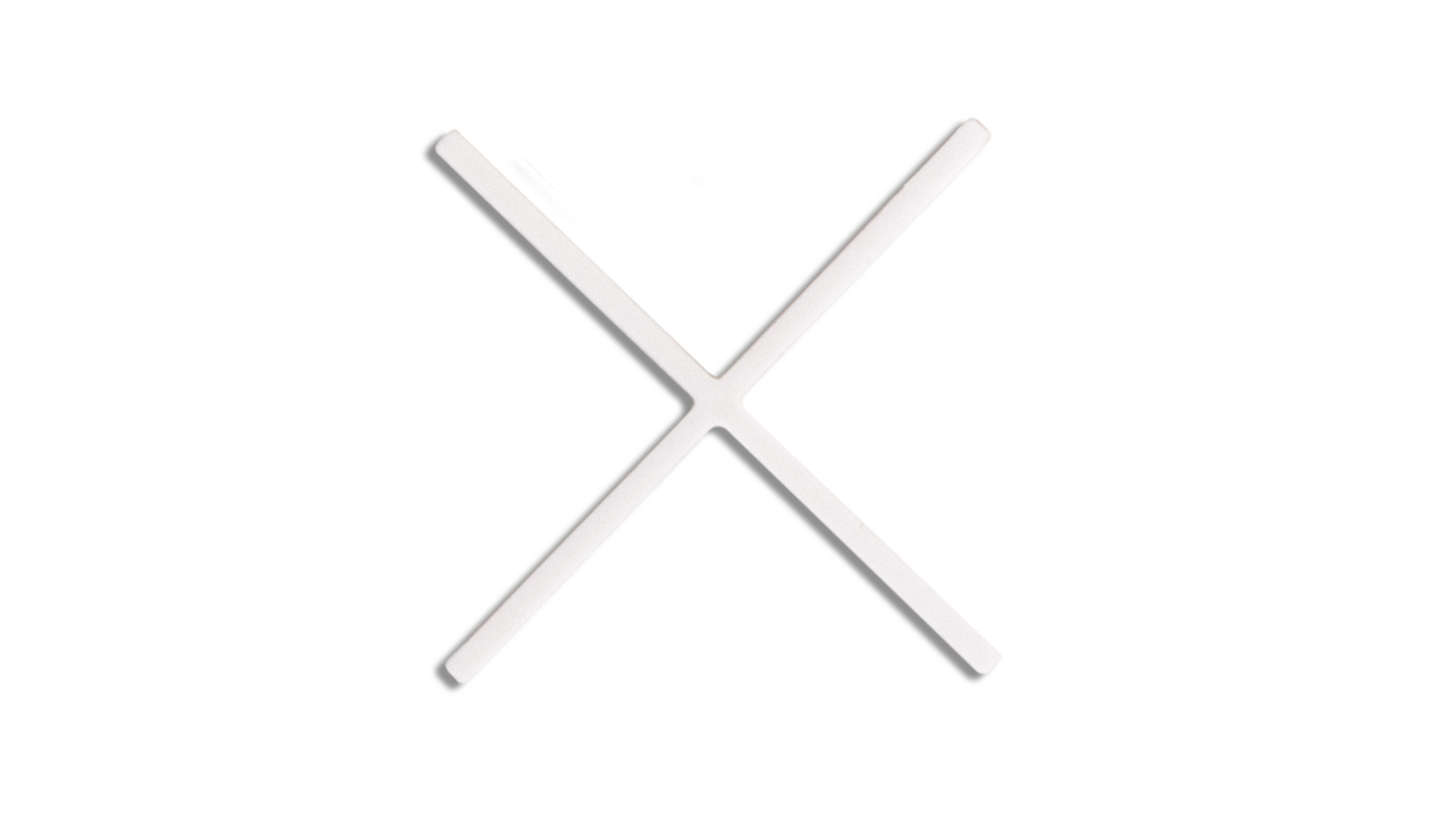 Rubi Tegelkruisje 1mm 300st Wit