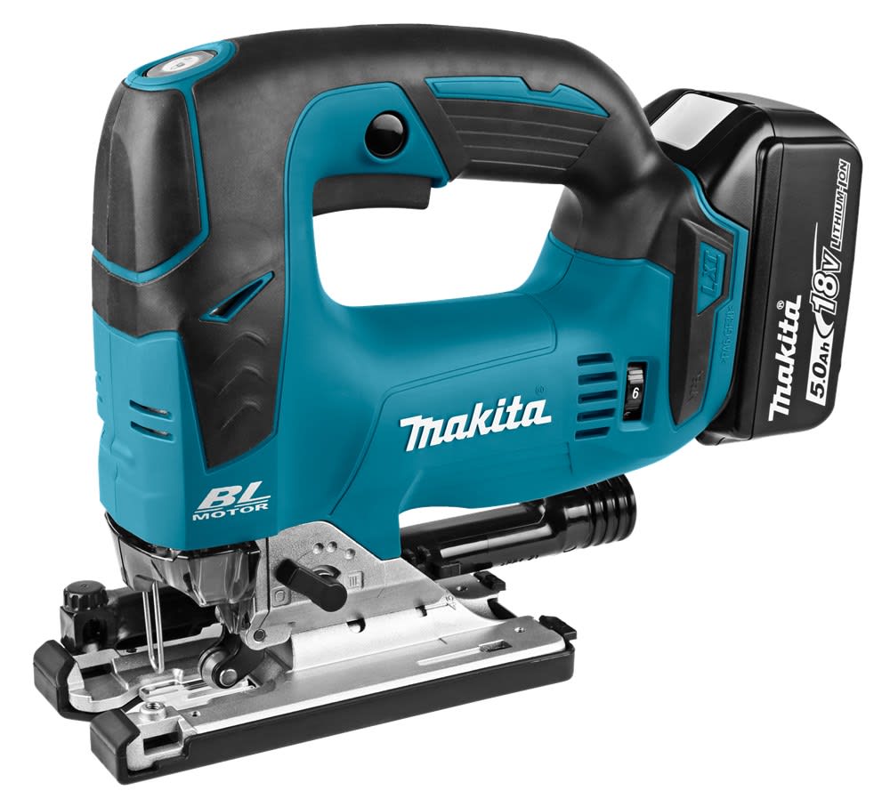 Makita Accu Decoupeerzaag DJV182RTJ 18V D-Model 2x5,0Ah Met Snellader In Mbox