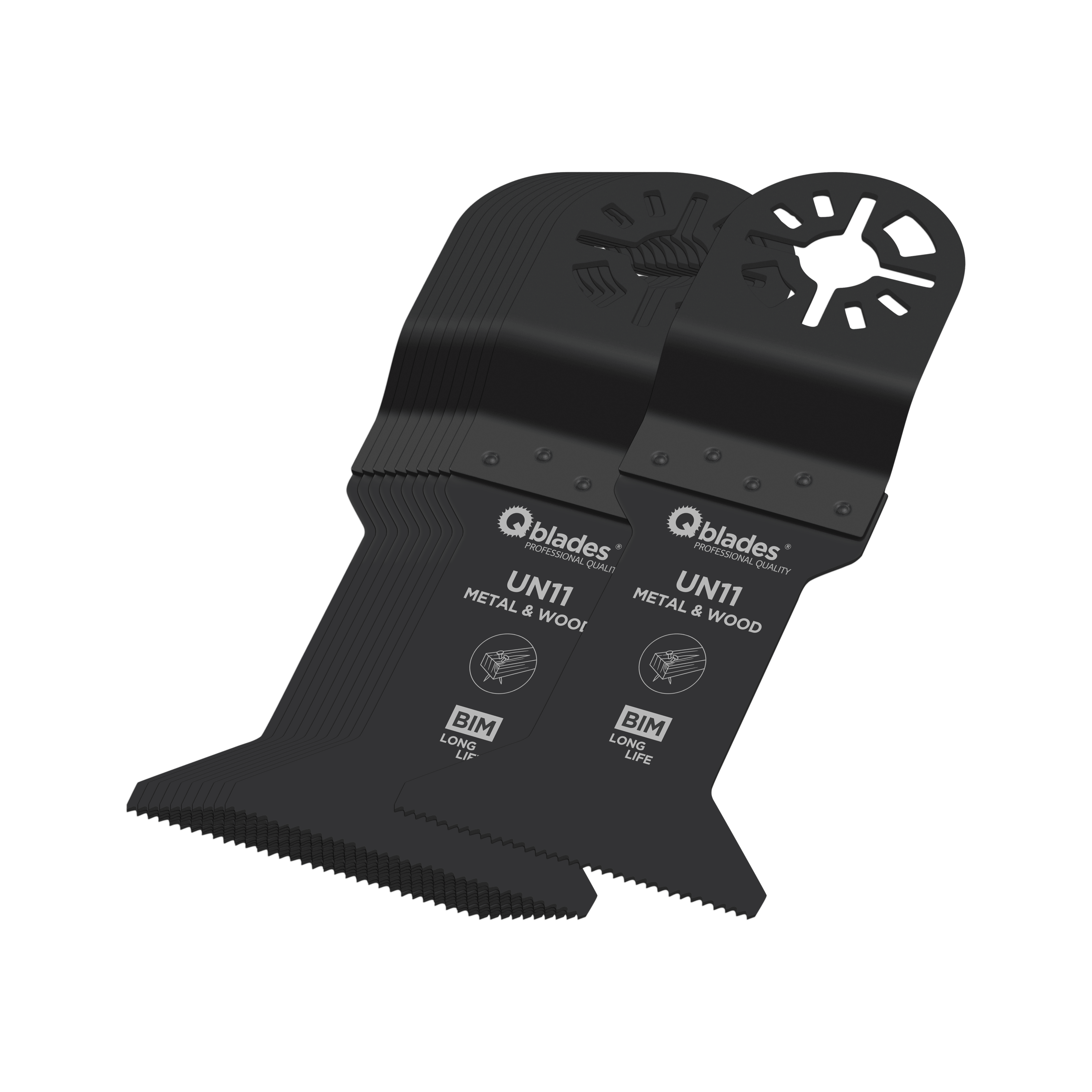 Qblades Multitoolzaagblad UN11 45x60mm Bi-Metaal 11st