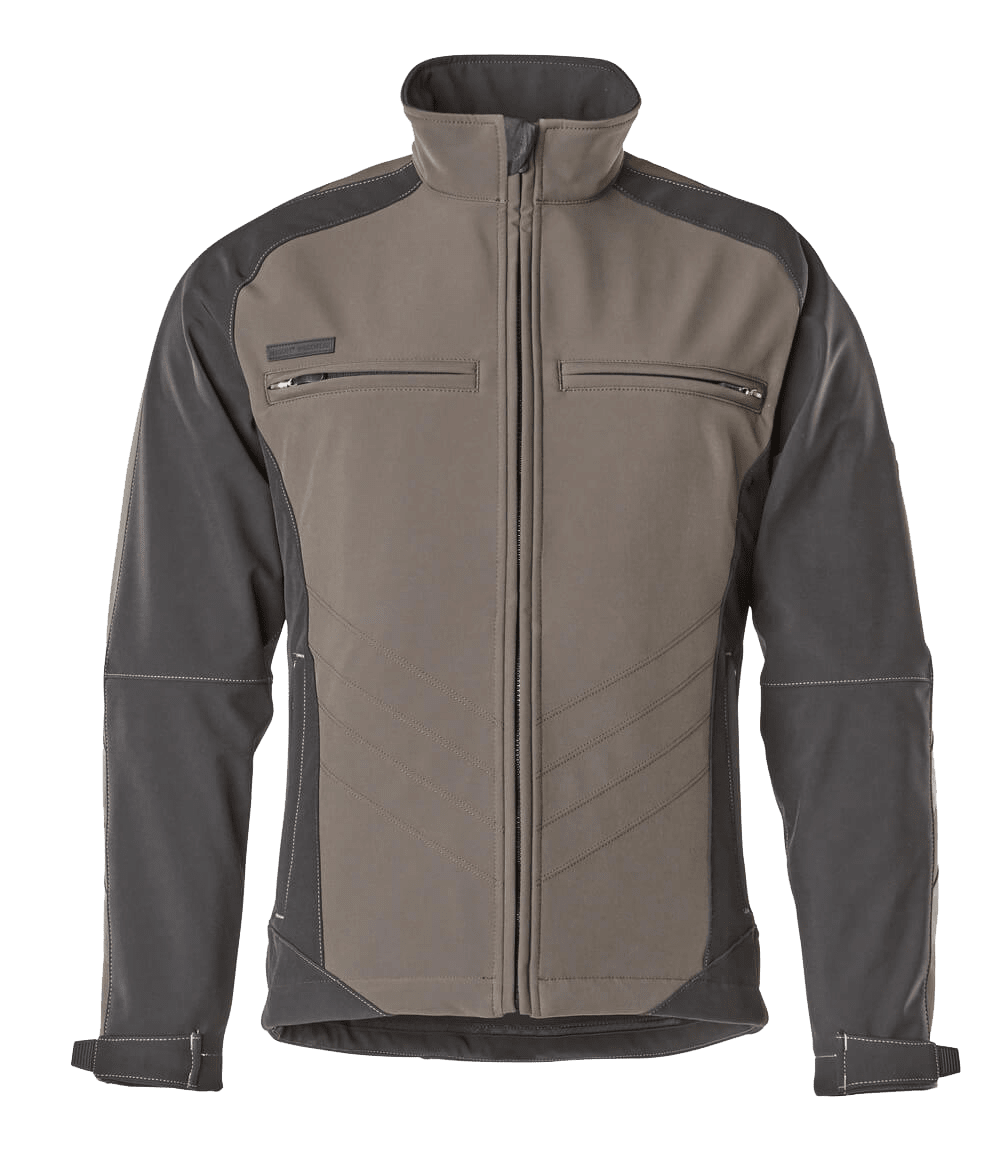Mascot Jack Unique Softshell Maat XL Donkerantraciet/Zwart