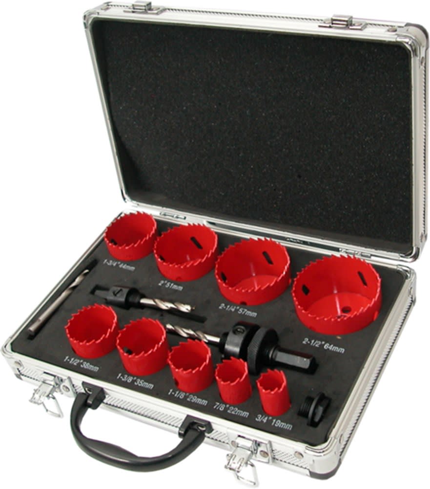 Kelfort Gatzaagset Monteur Bi-Metaal 13-delig In Koffer