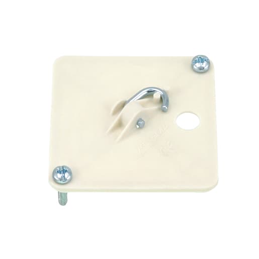 Centraaldsdeksel Vierkant Creme